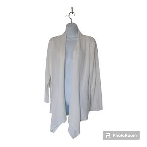 EUC🌞 Draped open front long sleeve cardigan